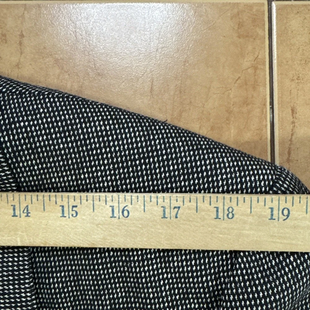 VTG Bespoke Hart Schaffner Marx Double Breasted Blazer Jacket Gray Silk Wool 42L